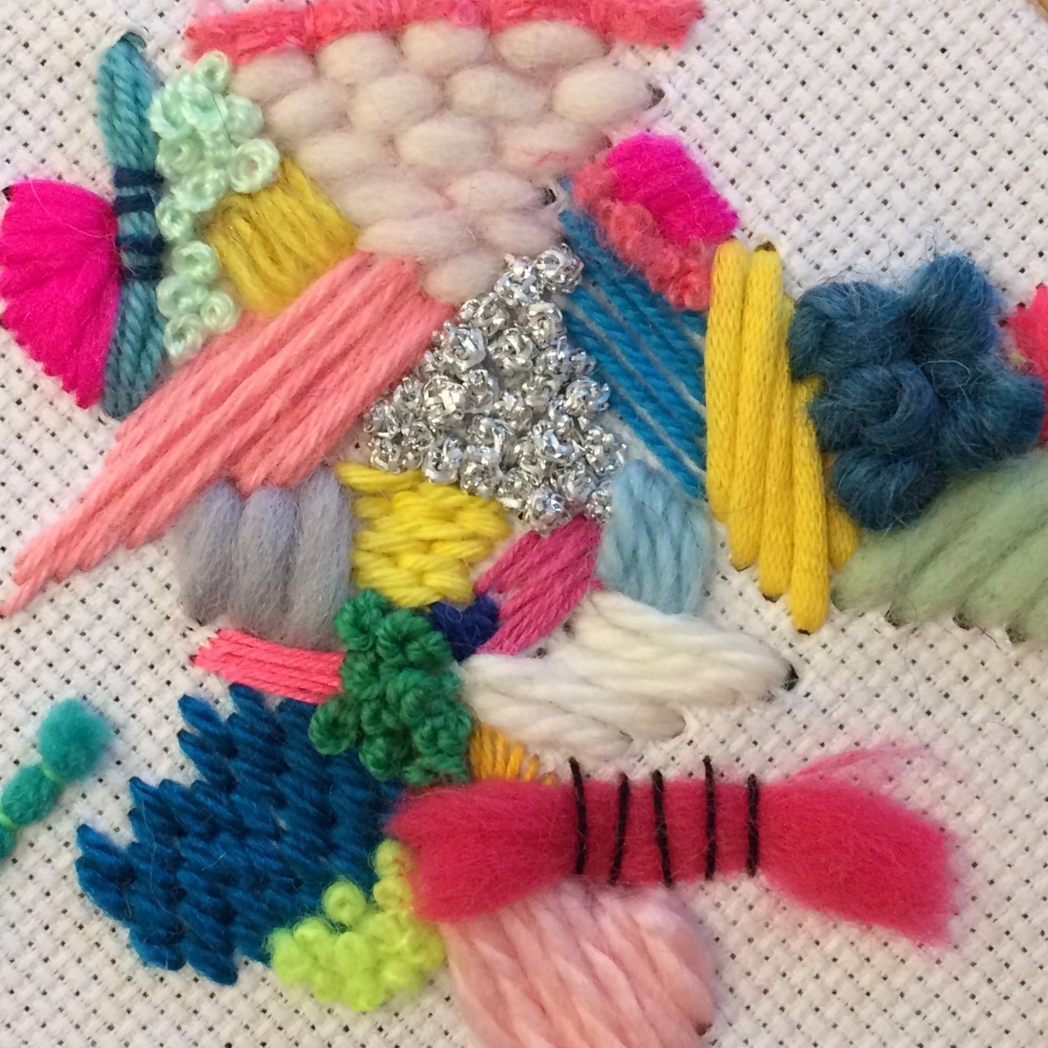 Wool embroidery deals